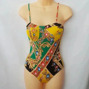 NWT Fashion Nova Floral  bodysuit size small